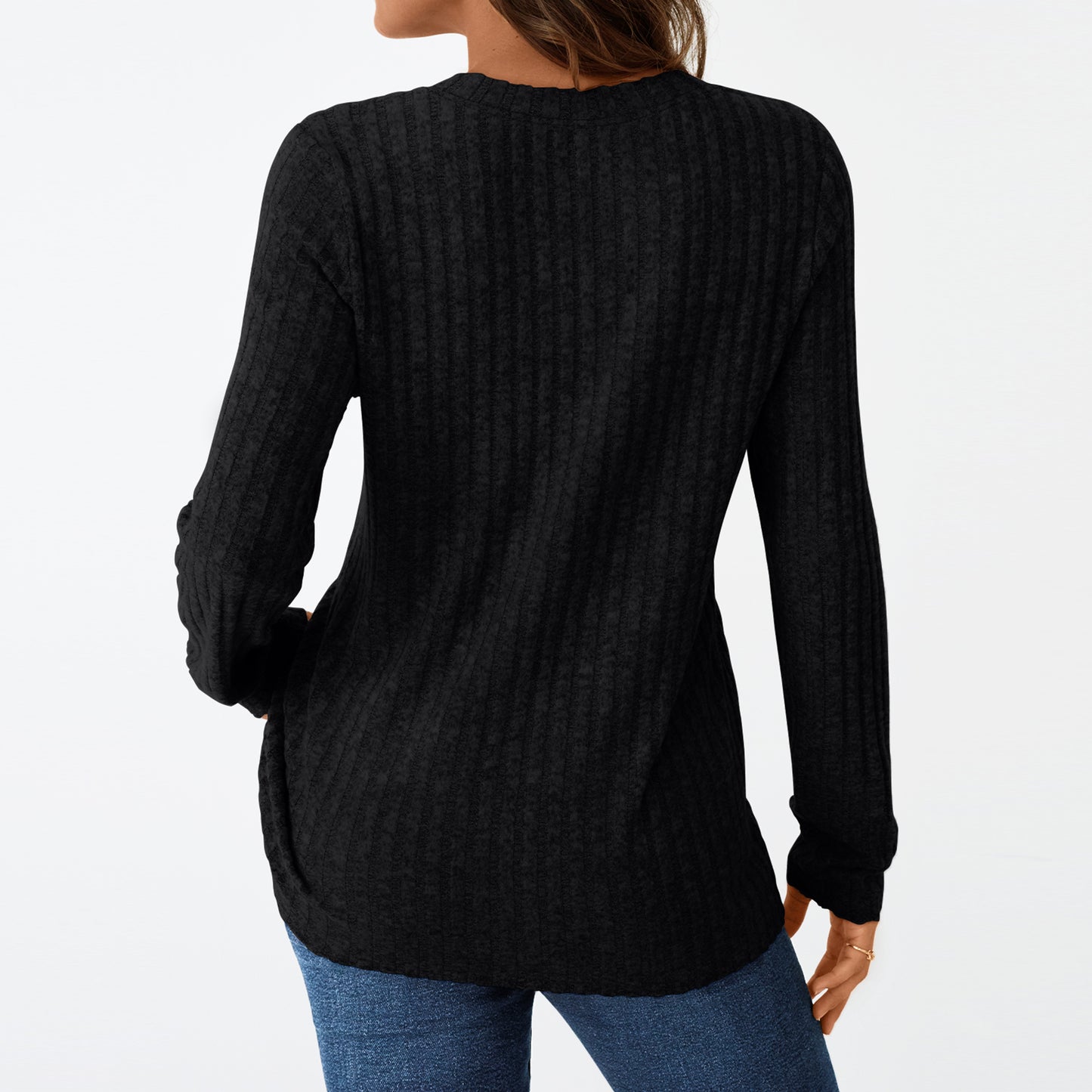 SUNBS Tunic Shirts for Womens Long Sleeve Tops Casual V Neck Sweaters for Women Blouses