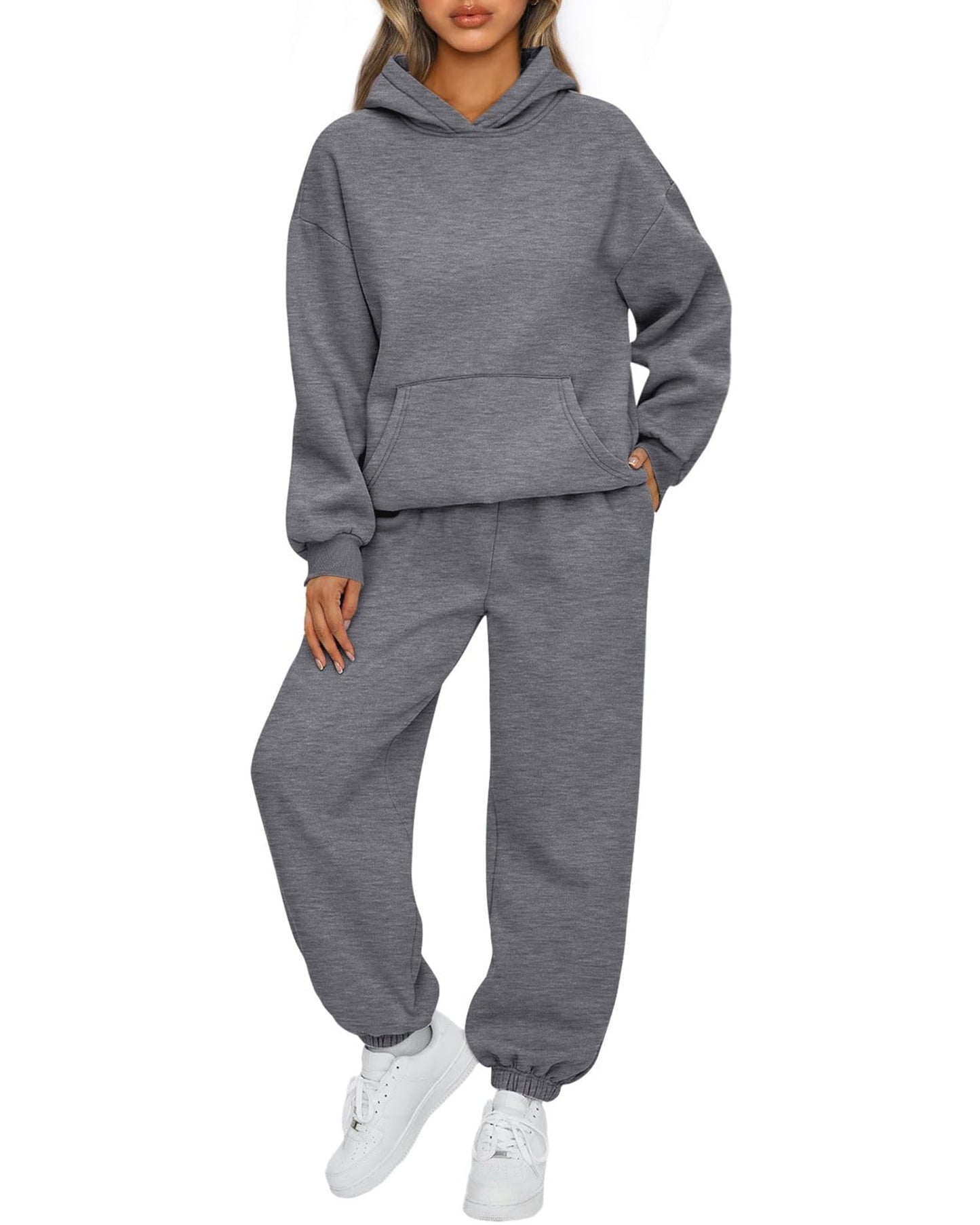 SUNBS Lounge Sets for Women 2 Piece Sets Sweat Set Suits Sweatpants Womens Hoodies Outfits Clothes
