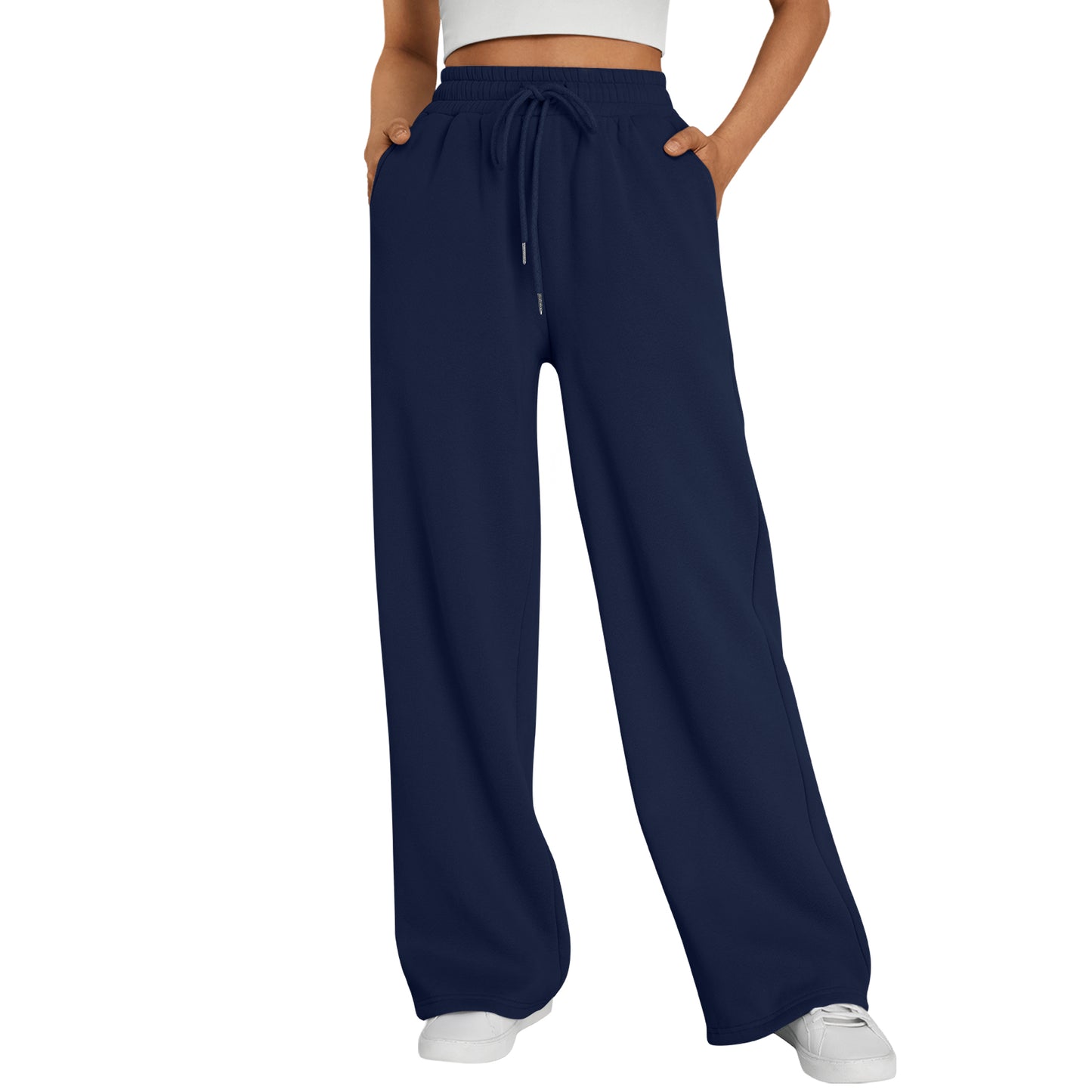SUNBS Wide Leg Sweatpants Womens Cargo High Waisted Baggy Lounge Pants Drawstring Athletic Cotton Joggers with Pockets 2025