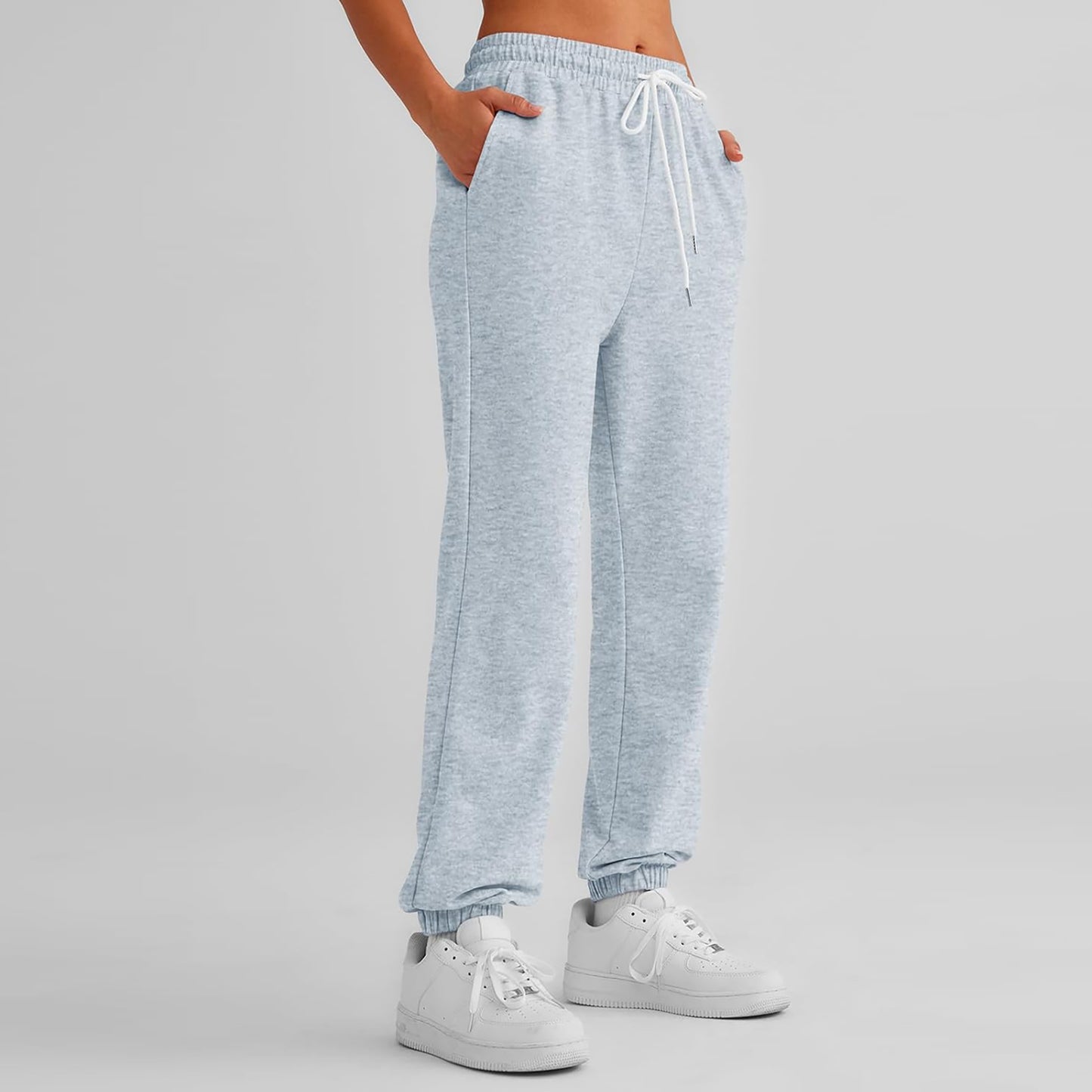 SUNBS Cargo Pants Women Wide Leg Sweatpants Work Sweat Pants Hiking Baggy Joggers Cinch Bottom with Pockets 2025