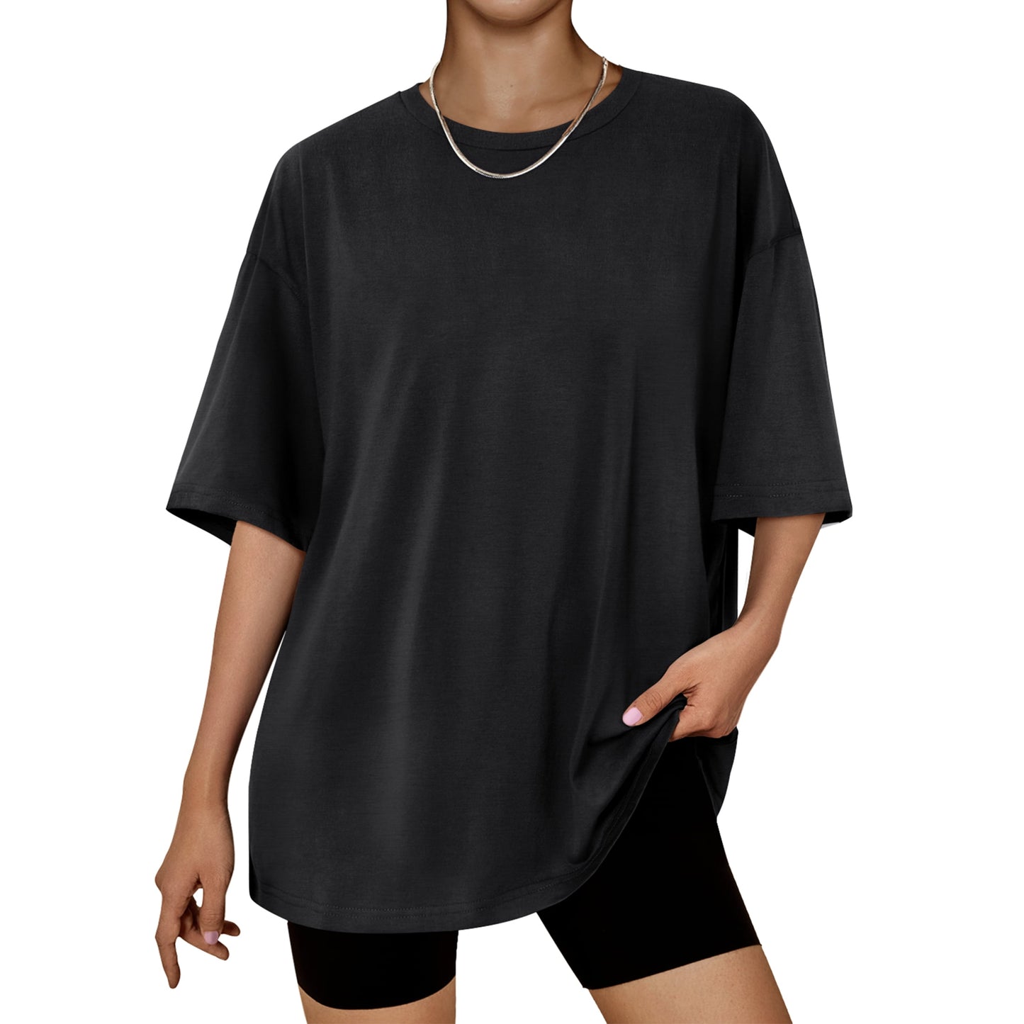 SUNBS Plus Size Tops for Women Workout T Shirts Short Sleeve Spring Tee Summer Clothes 2025