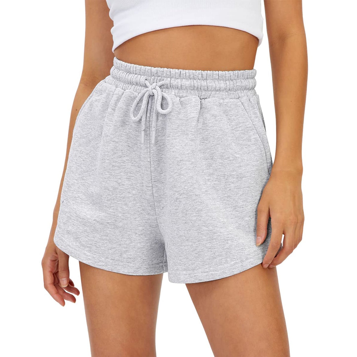 SUNBS Athletic Lounge Shorts for Women Casual Cotton Sweat Shorts Spring Summer Clothes 2025
