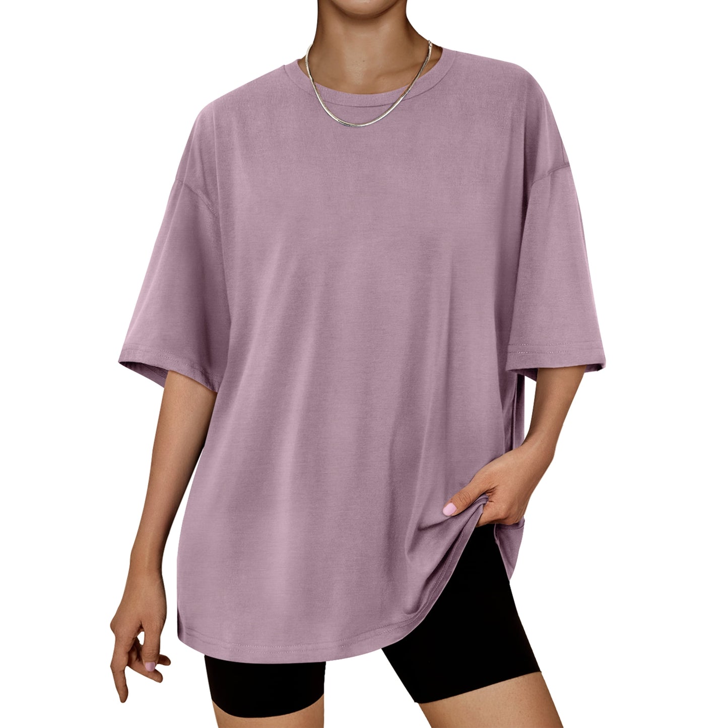 SUNBS Plus Size Tops for Women Workout T Shirts Short Sleeve Spring Tee Summer Clothes 2025