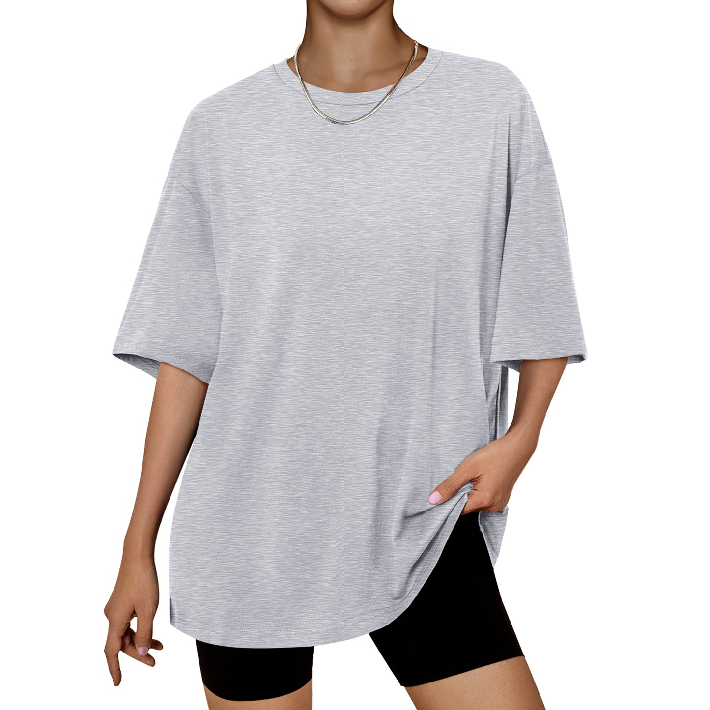 SUNBS Plus Size Tops for Women Workout T Shirts Short Sleeve Spring Tee Summer Clothes 2025