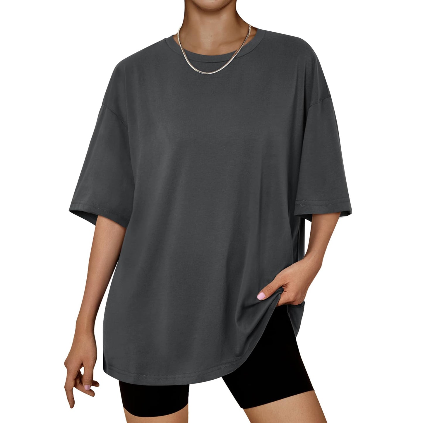SUNBS Plus Size Tops for Women Workout T Shirts Short Sleeve Spring Tee Summer Clothes 2025