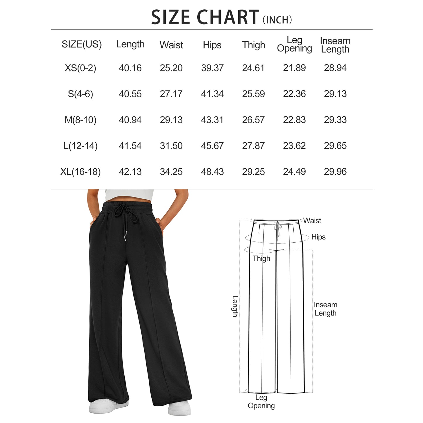 SUNBS Wide Leg Pants Womens Cargo Sweatpants Yoga Work Baggy Lounge Drawstring Elevated Seams Joggers with Pockets 2025
