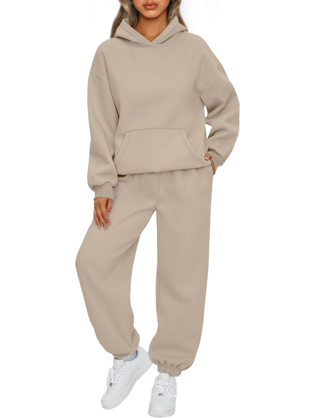 SUNBS Lounge Sets for Women 2 Piece Sets Sweat Set Suits Sweatpants Womens Hoodies Outfits Clothes