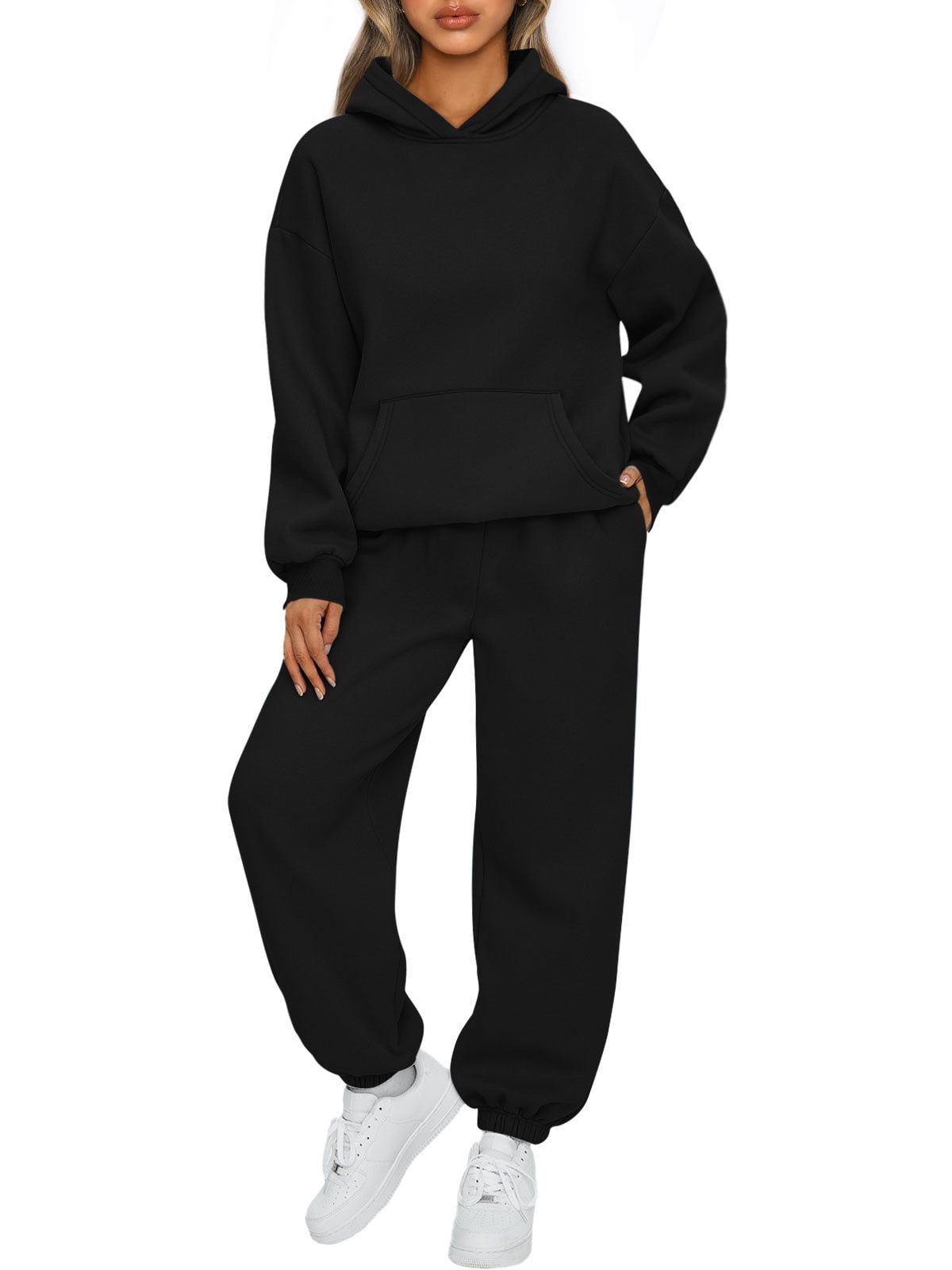 SUNBS Lounge Sets for Women 2 Piece Sets Sweat Set Suits Sweatpants Womens Hoodies Outfits Clothes