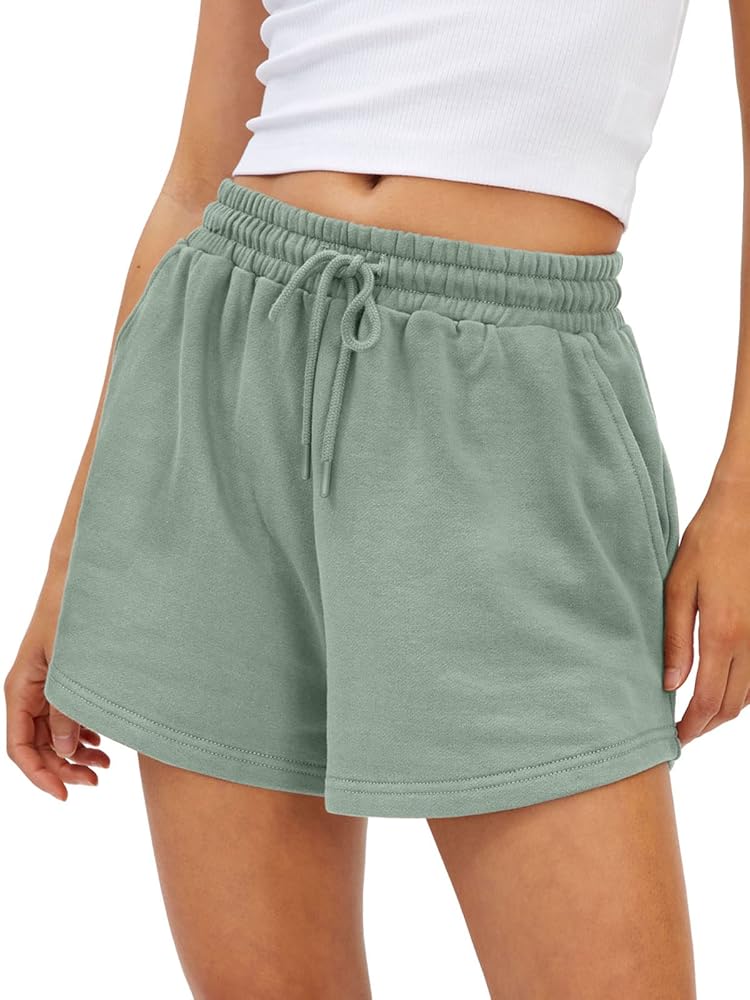 SUNBS Athletic Lounge Shorts for Women Casual Cotton Sweat Shorts Spring Summer Clothes 2025