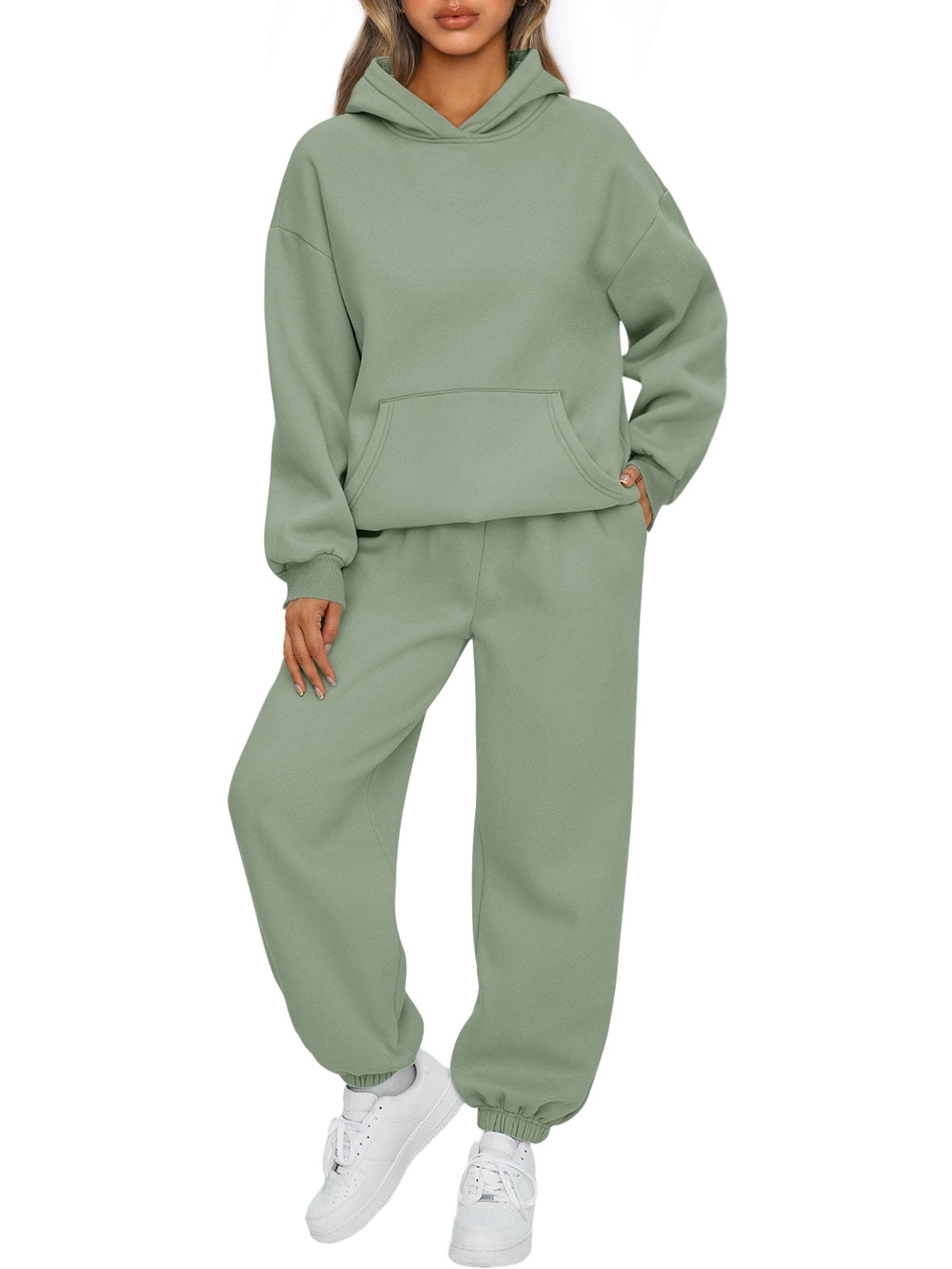 SUNBS Lounge Sets for Women 2 Piece Sets Sweat Set Suits Sweatpants Womens Hoodies Outfits Clothes
