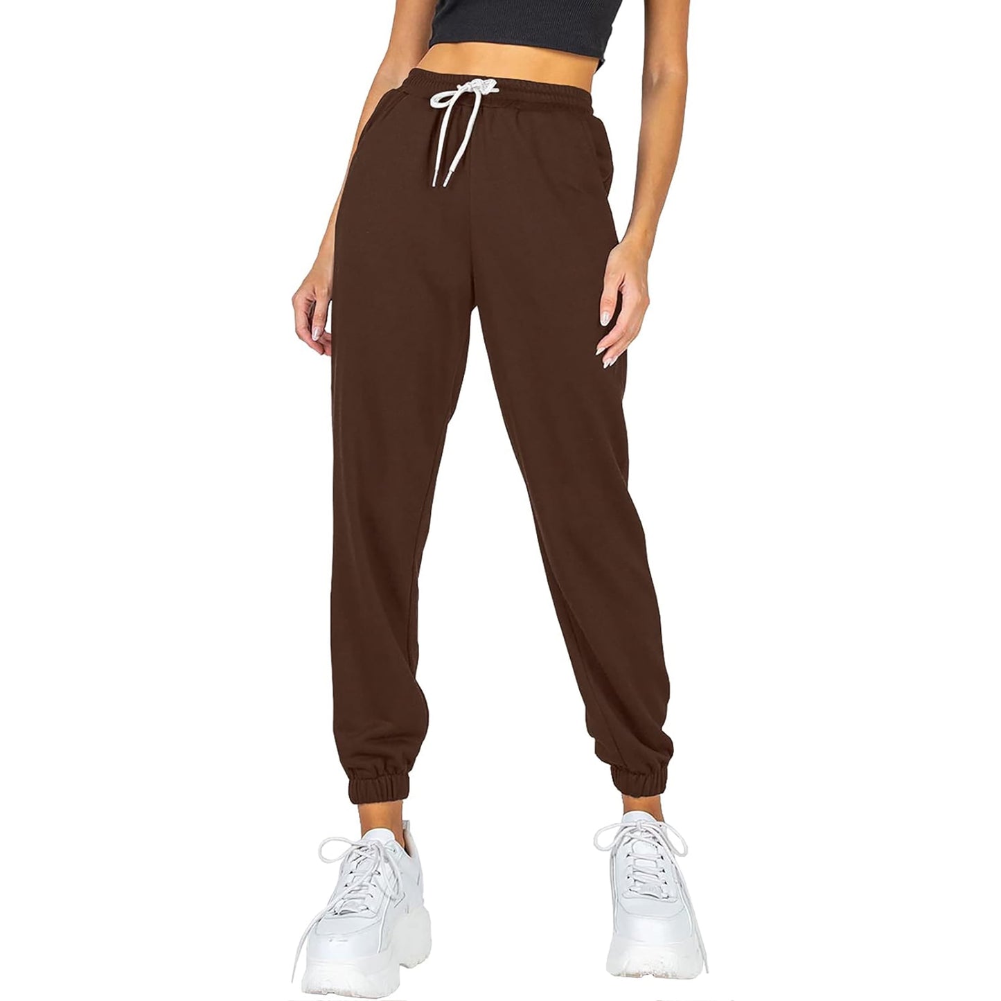 SUNBS Cargo Pants Women Wide Leg Sweatpants Work Sweat Pants Hiking Baggy Joggers Cinch Bottom with Pockets 2025