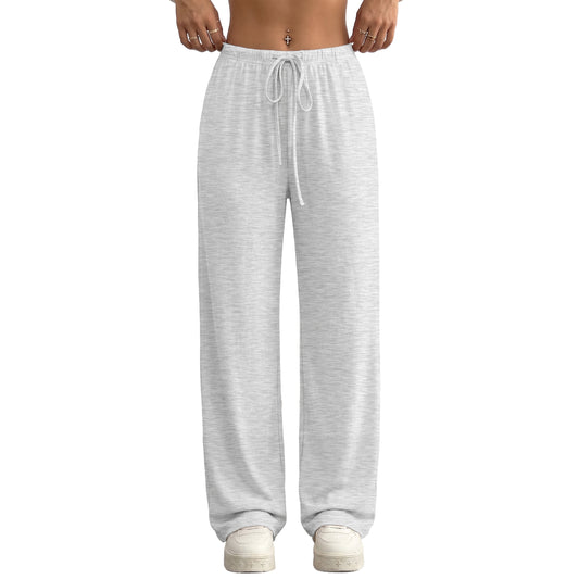 SUNBS Womens Loose Lounge Sweatpants High Waisted Wide Leg Pants with Pockets Palazzo Trousers