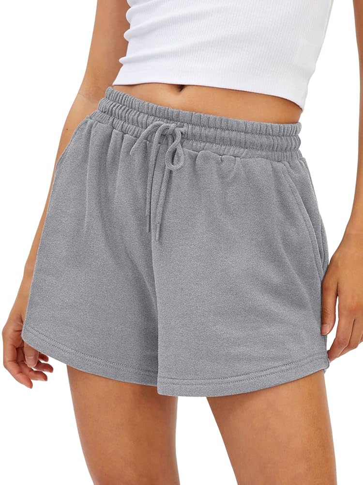 SUNBS Athletic Lounge Shorts for Women Casual Cotton Sweat Shorts Spring Summer Clothes 2025