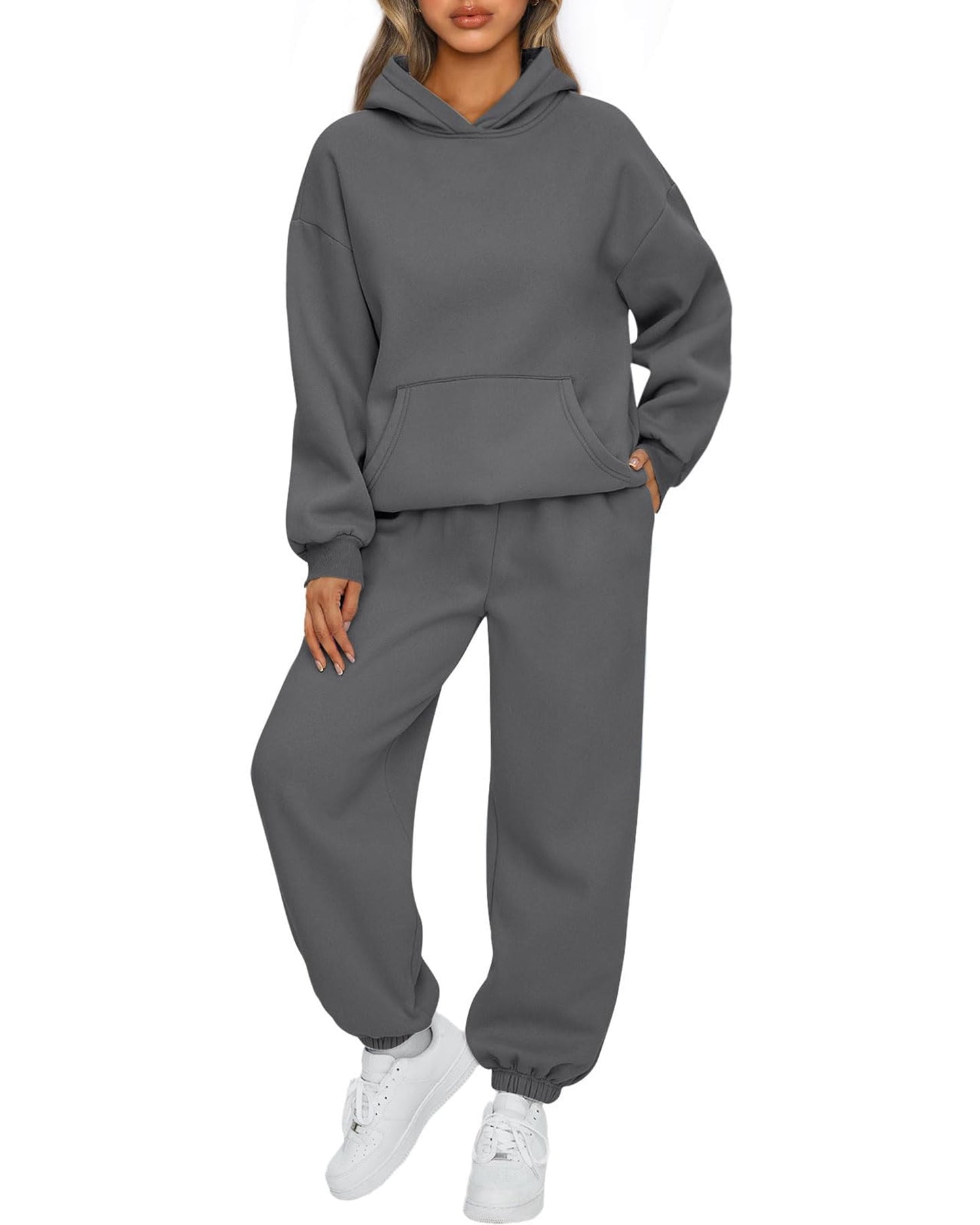 SUNBS Lounge Sets for Women 2 Piece Sets Sweat Set Suits Sweatpants Womens Hoodies Outfits Clothes