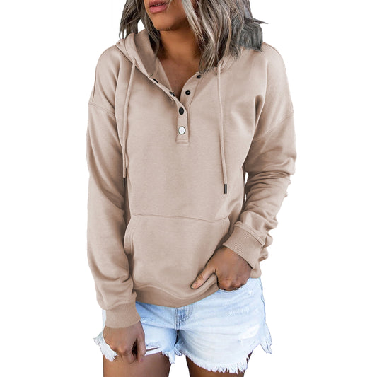 SUNBS Hoodies for Women Casual Sweatshirts Pullover Sweaters Drawstring Long Sleeve Fall Clothes With Pocket