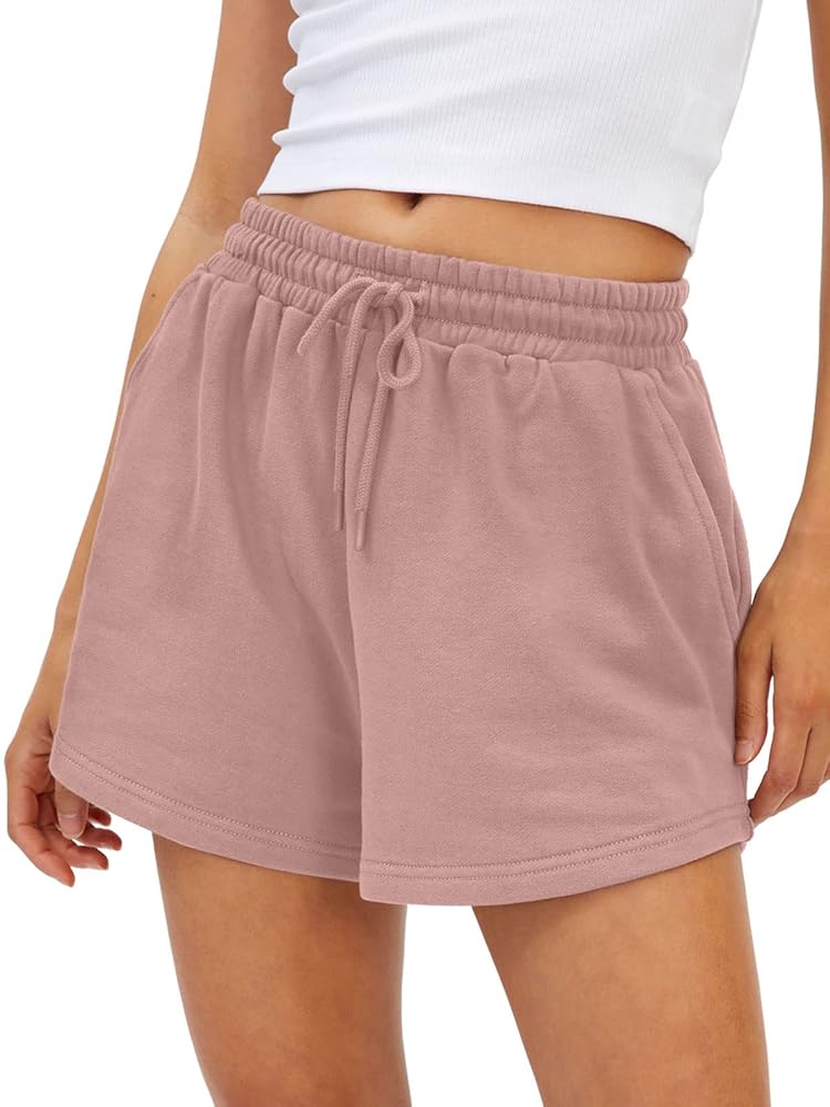 SUNBS Athletic Lounge Shorts for Women Casual Cotton Sweat Shorts Spring Summer Clothes 2025