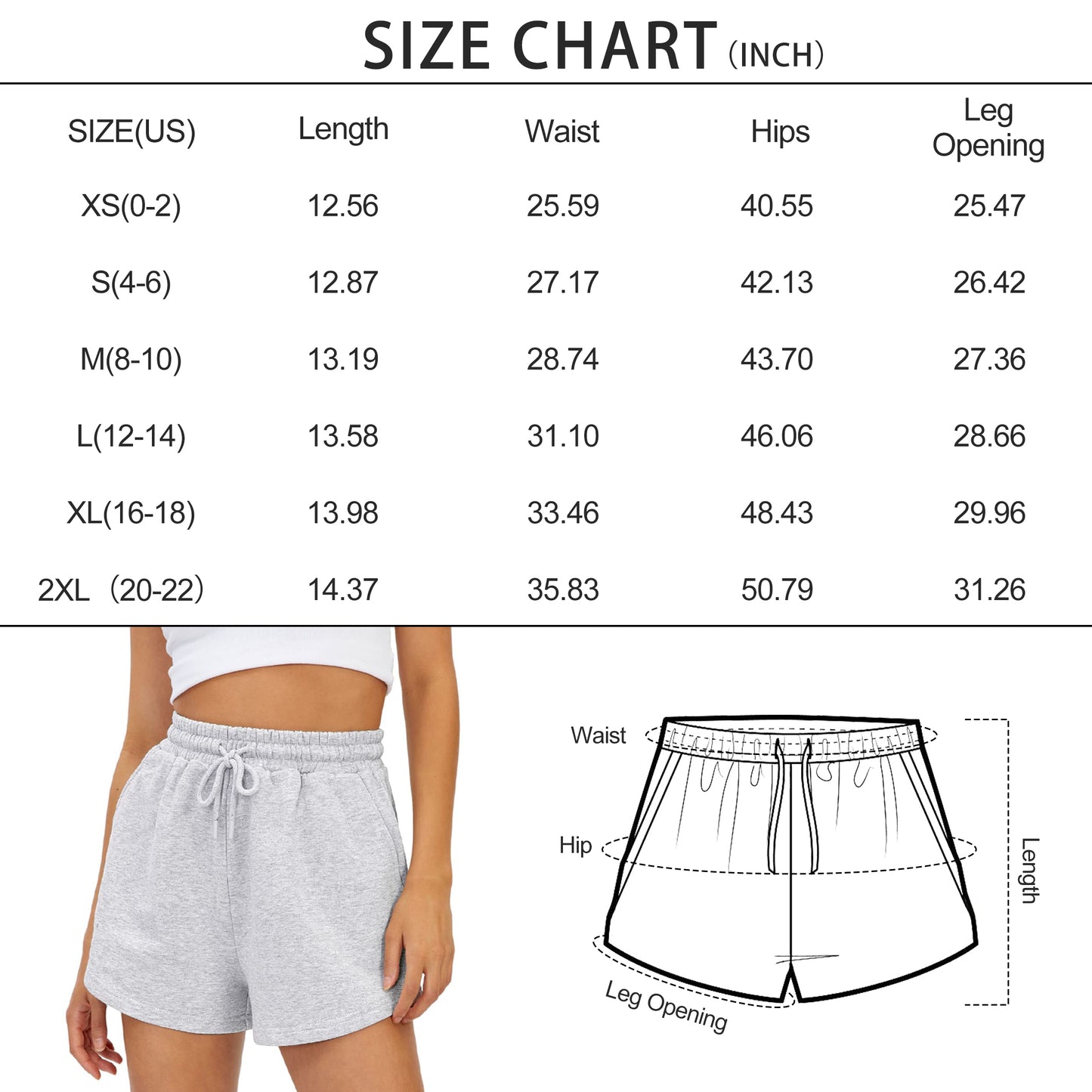 SUNBS Athletic Lounge Shorts for Women Casual Cotton Sweat Shorts Spring Summer Clothes 2025