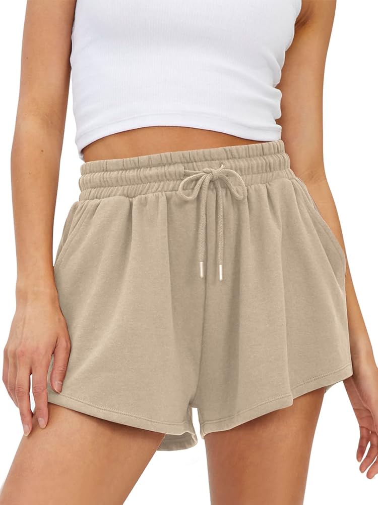 SUNBS Athletic Lounge Shorts for Women Casual Cotton Sweat Shorts Spring Summer Clothes 2025